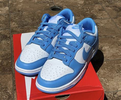 nike dunk low blauw